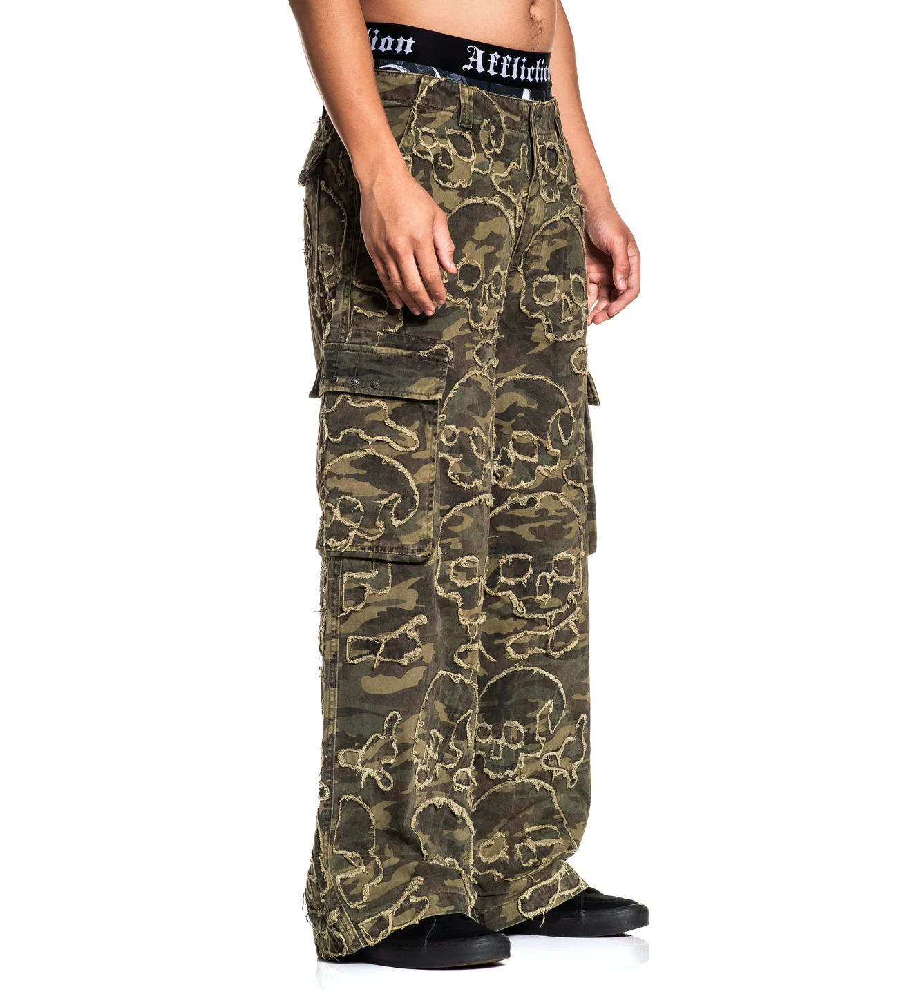 Wide Leg Skull Camo Denim - Image 7