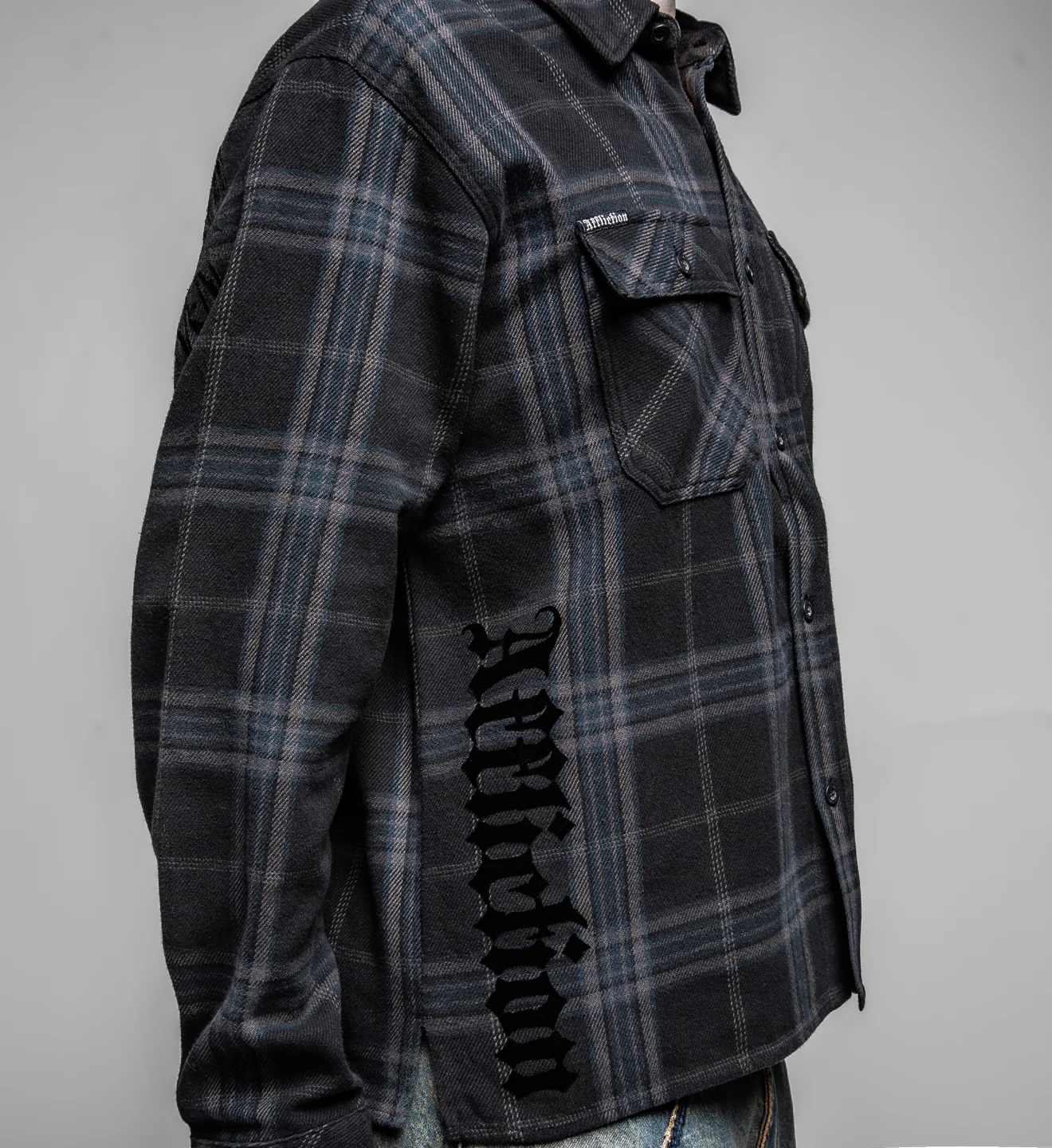 Winged Up Flannel Shirt - Image 10